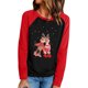 thumbnail image 1 of Tops de mujer Camisas Blusas Elegantes Camisas casuales de manga larga Cuello redondo de Navidad Ajuste ligero Túnica de otoño Top Otoño Odeerbi ODB-5, 1 of 6