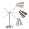 thumbnail image 2 of Brushed Silver LED Adjustable Desk Lamp, 2 of 8