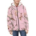 thumbnail image 3 of chaqlin Pink Camo Hunting Hoodies for Girls 14-16 School Full-Zip Sweatshirts Boys Long Sleeve Hooded Jacket Casual Outerwear with Pocket Fall Winter Clothes, 3 of 7