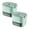 A492 Green 6.1" 2Pack, variant on 2Pcs Tray With Lid And Ice Storage 52 Ice Cubes And Release Ice Drawer Style Portable Ice Maker With PET+PP Container For Home Camping Ice Cube Mold
