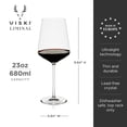 thumbnail image 4 of Viski Liminal Universal Crystal Wine Glass, Ultrathin Lightweight Clear Drinking Glasses, Elegant Stemmed Glassware for Chardonnay, Rosé, White, and Red Wines, 23 oz, Set of 2, 4 of 6