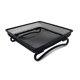 thumbnail image 4 of Bandeja de comedero de pájaros de tierra de conejito gris, plato de comedero de pájaros de plataforma de Metal alimentador duradero resistente al óxido para pájaros salvajes, ardillas, palomas, LingWen 9024736127603, 4 of 4
