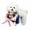 Beige, variant on WILLED Pet Deadly Costume, Dog Funny Costume Christmas Cosplay Outfits Cute Clothes Adjustable Party Dress Up Apparel Accessories for Small Medium Large Dogs