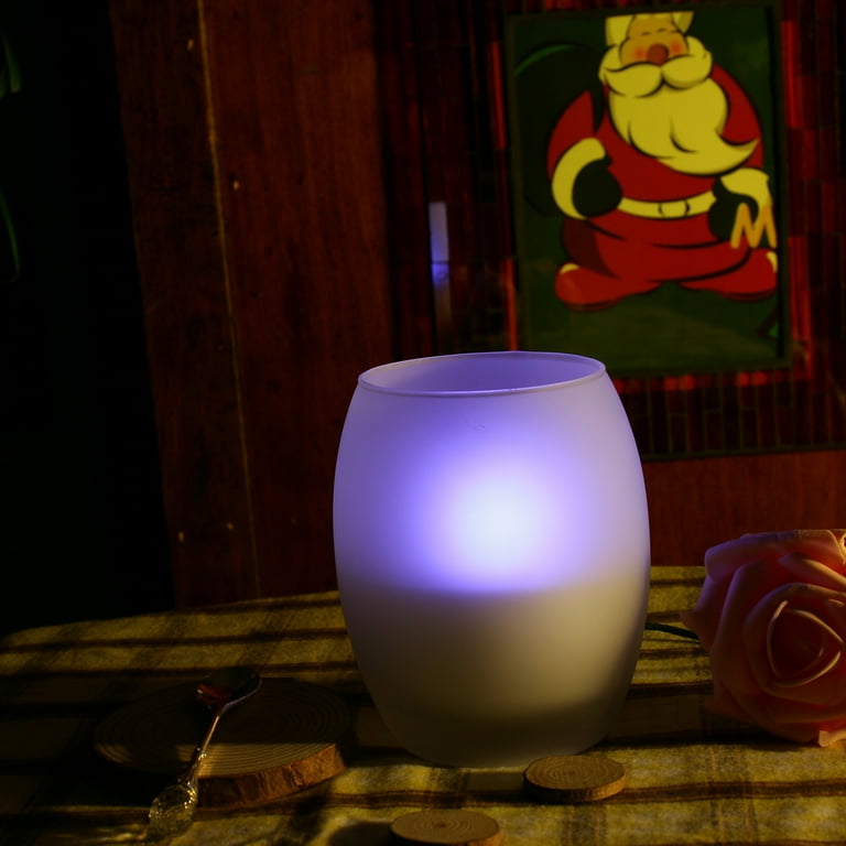 Rose Flameless LED Candle - 4x6 Inch Real Wax Decorative Candle With Remote & Timer