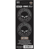 Chroma C99303 2 in. Harley Davidson Willie G. Skull Decals