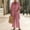 Pink, variant on Women's 3 Piece Outfit Set Short Sleeve Tops with Open Front Cardigan, High Waist Wide Leg Palazzo Pants, Casual Linen Look Lounge Wear, Summer Vacation Beach Matching Set Camel S