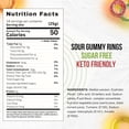 thumbnail image 3 of Sugar Free Gummy Keto Candy - Assorted Fruit Flavors Keto Snacks - Vegan Gummy, Gluten Free, Low Carb, Keto Friendly, Sugar-Free Gummies (Gummy Rings, 1 LB), 3 of 7