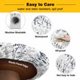 thumbnail image 3 of Elastic Fitted Round Tablecloth, Dark Blue Grey Botanical Waterproof Stretch Table Cover for 36"-44" Tables, Spring Floral Summer Farmhouse Washable Outdoor Tablecloths for Patio, Picnic, Camping, 3 of 9