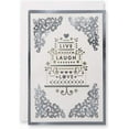 thumbnail image 1 of Hallmark Signature Wedding Card (Live Laugh Love), 1 of 1