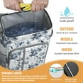 thumbnail image 2 of Travel Cooler Bag - Pioneer Flower Floral Print Pattern Camping Beer Cooler Backpack with Bottle Opener- Waterproof Insulated Picnic Backpacks - Cooler Bag for Beach, 2 of 6