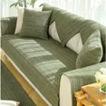 thumbnail image 4 of Estera de sofá de lino de verano, cojín de asiento antideslizante, moderno, simple, a prueba de polvo, grueso, transpirable, decoración del hogar, toalla de sofá tejida, 4 of 4