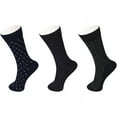 thumbnail image 4 of Hammer Anvil 12 Pack Mens Dress Socks Cotton Crew Socks Argyle Pattern Solid Set, 4 of 5