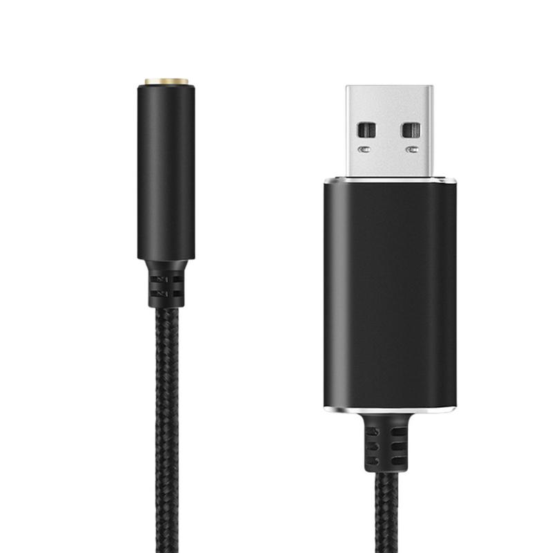 Famure USB to Audio JackUSB to 3.5mm Jack Audio AdapterUSB Headphone