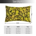 thumbnail image 3 of KLL Yellow Butterflies Pillow Covers Envelope Closure,Super Soft and Cozy Fuzzy Fleece Pillow Case Cover 20"x30", 3 of 7