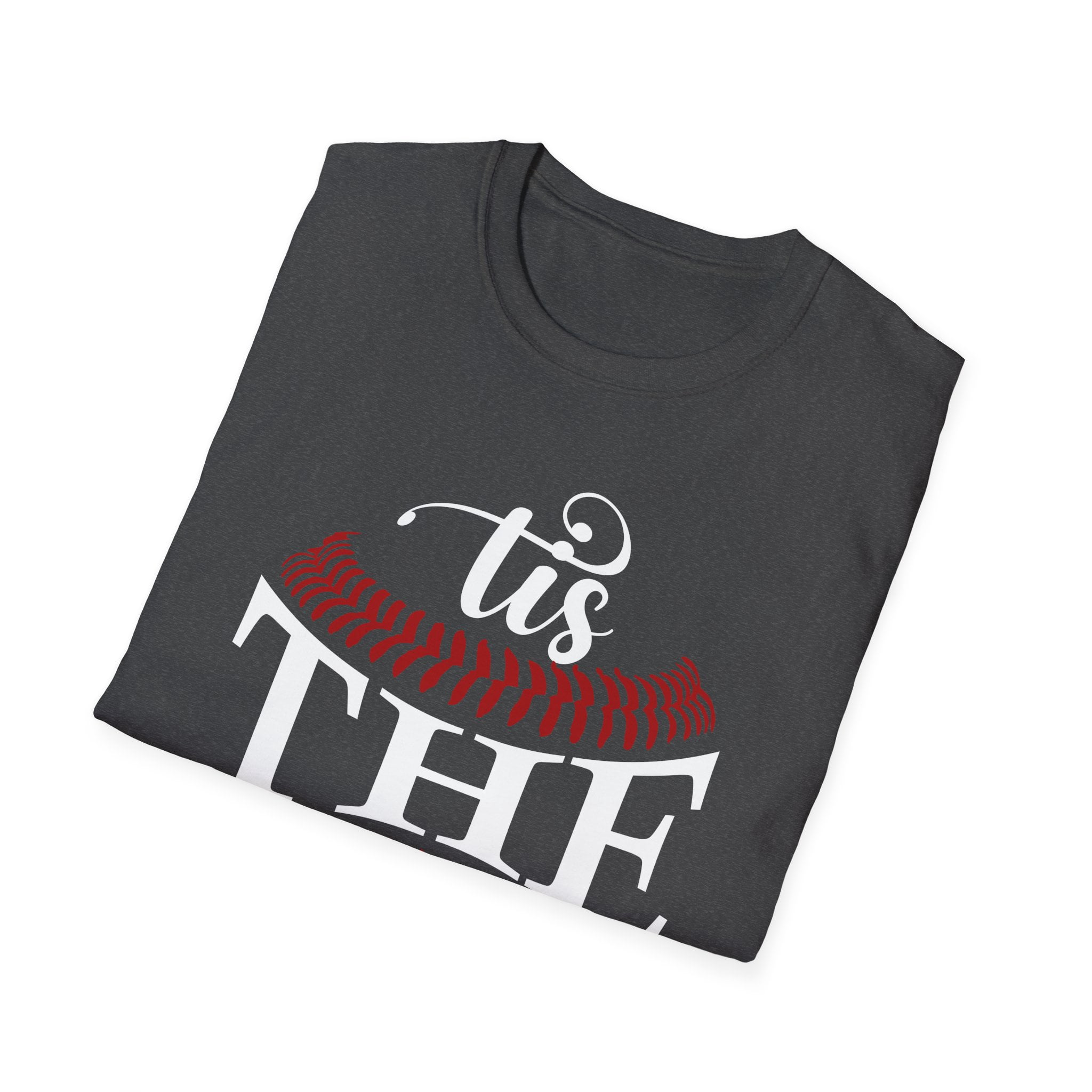 Tis The Season Baseball, Gildan Unisex Softstyle Shirt, Graphic Tee, S-3XL