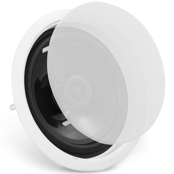 VEVOR 6.5 Inch in Ceiling Speakers, 150-Watts, Flush Mount Ceiling & in-Wall Speakers System with 8ΩImpedance 89dB Sensitivity, for Home Kitchen Living Room Bedroom or Covered Outdoor Porches