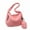 Pink, variant on Puffy Tote Bag,Nylon Fabric Puffer Purse,Interior Zip Pocket Puffy Bag,Purple