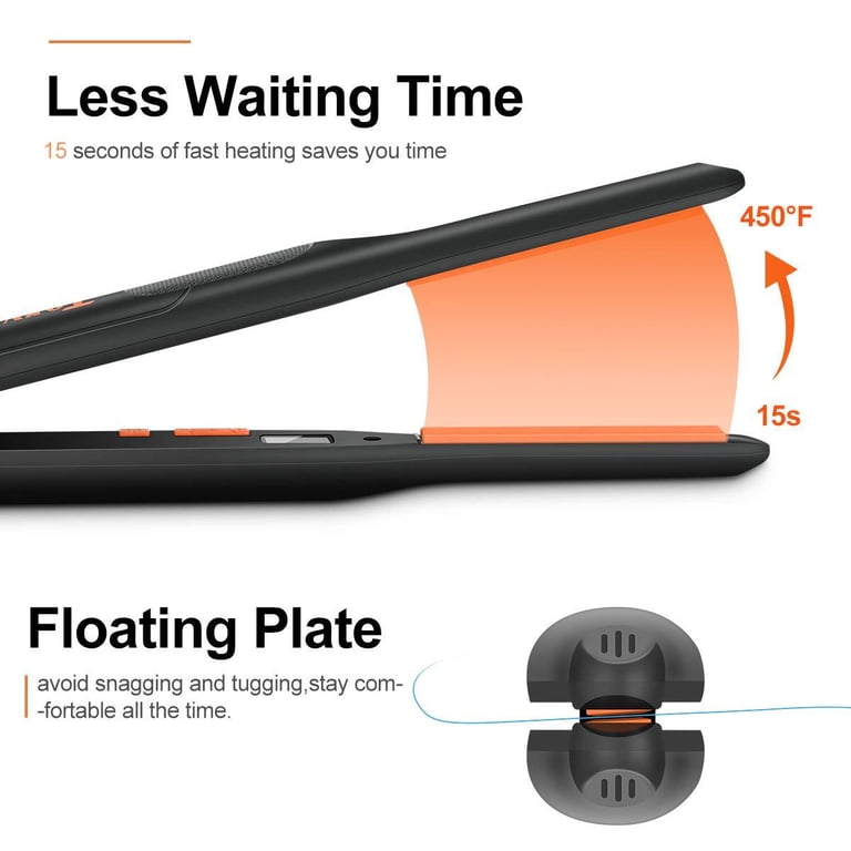 Terviiix 3/10" Pencil Flat Iron for Short Hair, Dual Voltage photo 5