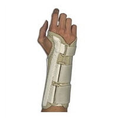 Sportaid, Wrist Brace Deluxe, Right, Beige, Medium, Size: 3 - 3.5 Inches - 1 Ea
