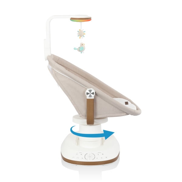 Evenflo Elara 2-in-1 Smart Motion Swing & Soothing Nest, Coastal Coffee
