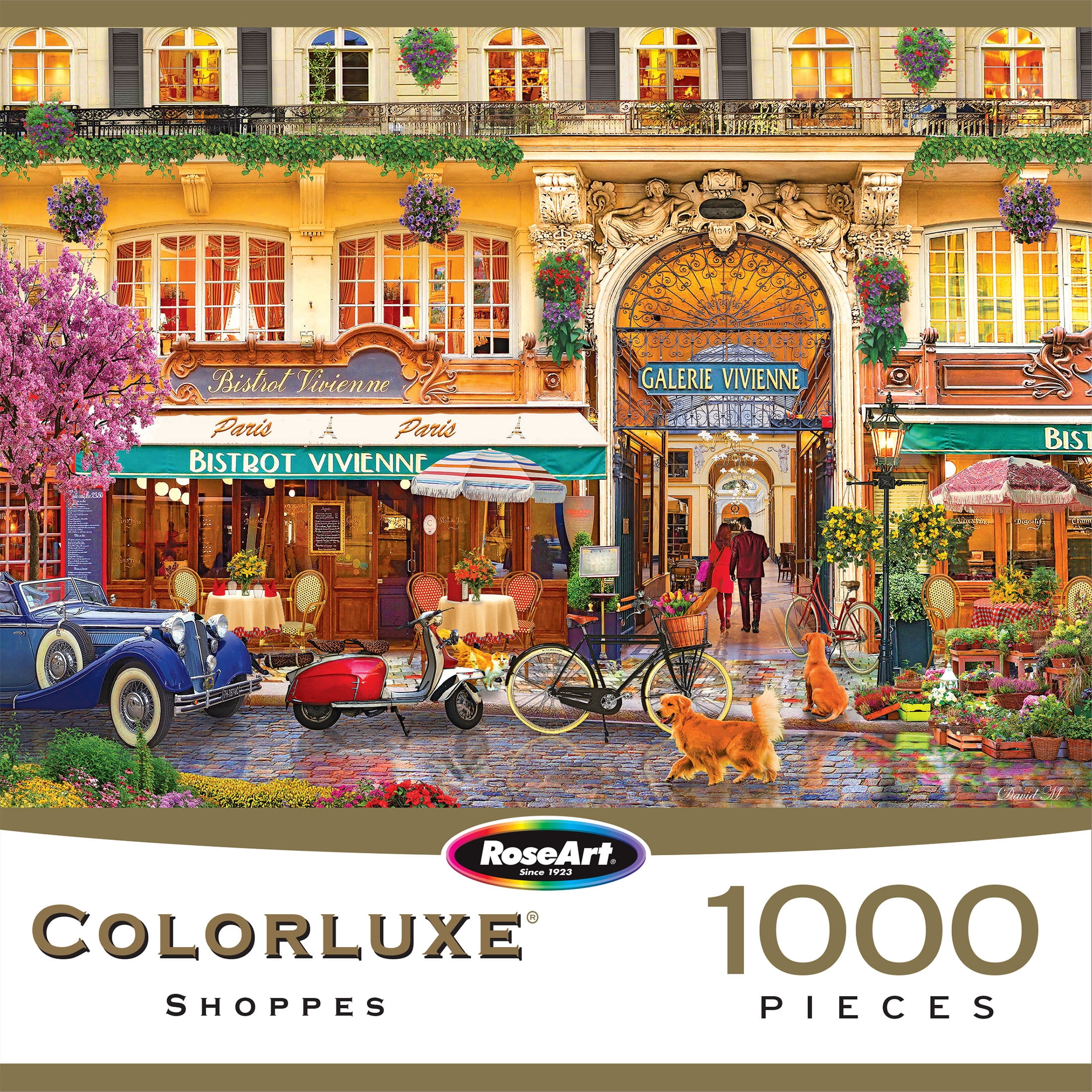 Colorluxe by RoseArt 1,000 Piece Jigsaw Puzzle Assortment