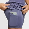 thumbnail image 4 of Women's Nike Dri-FIT High-Waisted 2-in-1 Shorts Color: Black Size: SMALL, 4 of 4