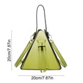 thumbnail image 3 of Triangle Crossbody Bag Personalized Shoulder Handbag with Drawstring Closure Convertible Carry Style Everyday Purse for Commuting Shopping Dating Travel Outdoor Use Home Outdoor Daily Carry, 3 of 7