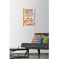 thumbnail image 2 of Mushrooms - Think Happy Thoughts Wall Poster with Push Pins, 14.725" x 22.375", 2 of 4