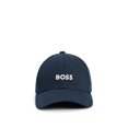 thumbnail image 1 of Gorra de sarga de algodón con logotipo central de Hat BOSS, 1 of 2