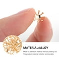 thumbnail image 4 of 50pcs DIY Flower Bud Headdress Accessory Copper Hair Decor Hairpin Accessory, 4 of 10