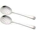 thumbnail image 3 of Shisuyan 2pcs Multi-functional Slotted Spoon Stainless Steel Spoon Draining Colander, 3 of 9