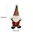 thumbnail image 3 of Decoración navideña, adornos de muñecos de peluche para Navidad, adornos colgantes para árboles de Navidad, adornos de muñecos de peluche para Navidad, gran rendimiento, 3 of 5
