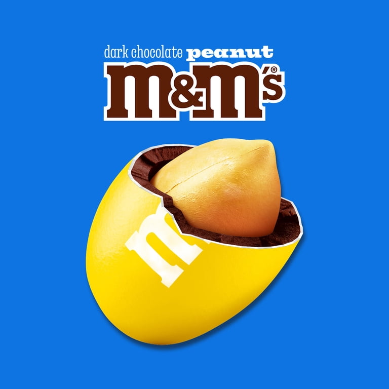 M&M'S, Candy, Dark Chocolate Peanut, Sharing Size 9.4 oz Bag