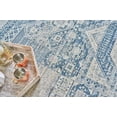thumbnail image 5 of Exquisite Rugs Vintage Looms Light Blue/Blue Polyester powerloom Area Rug, 5 of 7