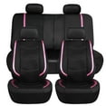 thumbnail image 1 of FH Group Galaxy13 Metallic Striped Deluxe Leatherette Seat Covers – Full Set, 1 of 3