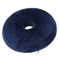 thumbnail image 1 of Cojín De Asiento De Donut, Espuma Viscoelástica, Transpirable, Azul Marino, Ergonómico, Con Orificio Central, Almohada De Donut De Rebote Lento Para El Embarazo, 1 of 7