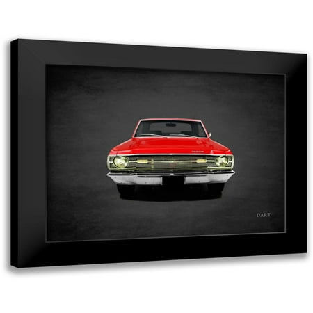 Rogan, Mark 14x12 Black Modern Framed Museum Art Print Titled - Dodge Dart340 1969