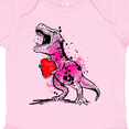 thumbnail image 4 of Inktastic Valentine's Day Graffiti T-Rex with Heart Shaped Candy Box Boys or Girls Baby Bodysuit, 4 of 5