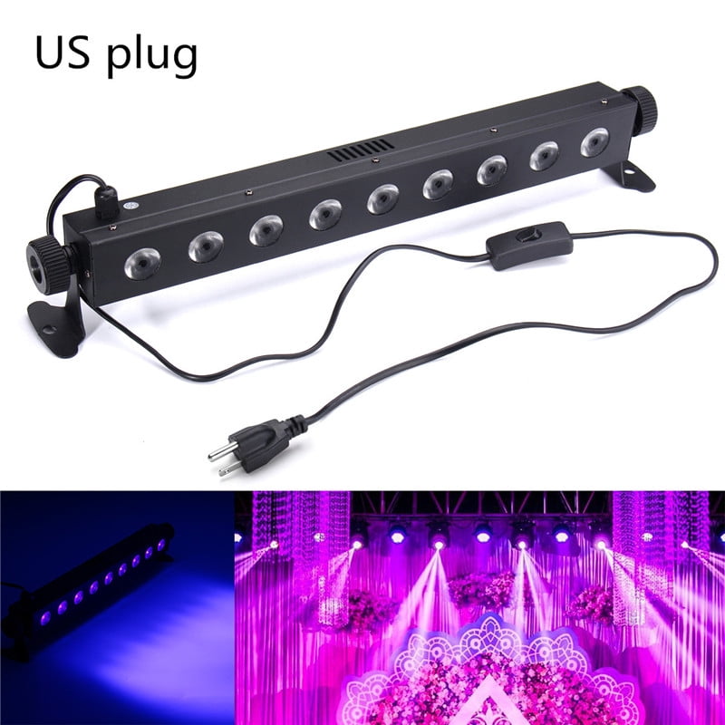110V 27W UV LED Black Light Bar Blacklight DJ Club Party Halloween Wall