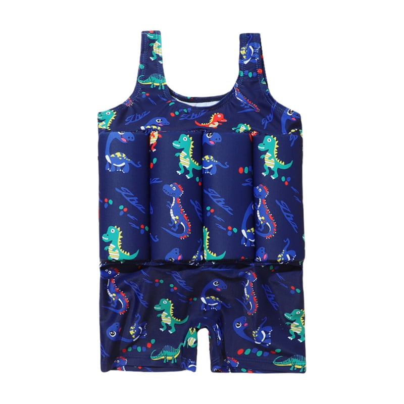 Esho Toddler Boys Girls One Piece Swimsuit with Adjustable Buoyancy