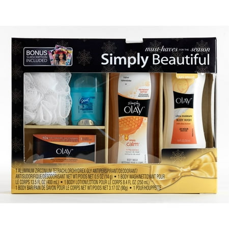 Olay Simply Beautiful Gift Set with Bonus Magazine Subscription (Value Saving $21)