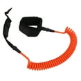thumbnail image 6 of 7mm 10FT Surfing Foot Rope - Adjustable Elastic TPU Surfboard Leg Strap, Stand Up Paddle Leash - Orange, 6 of 8