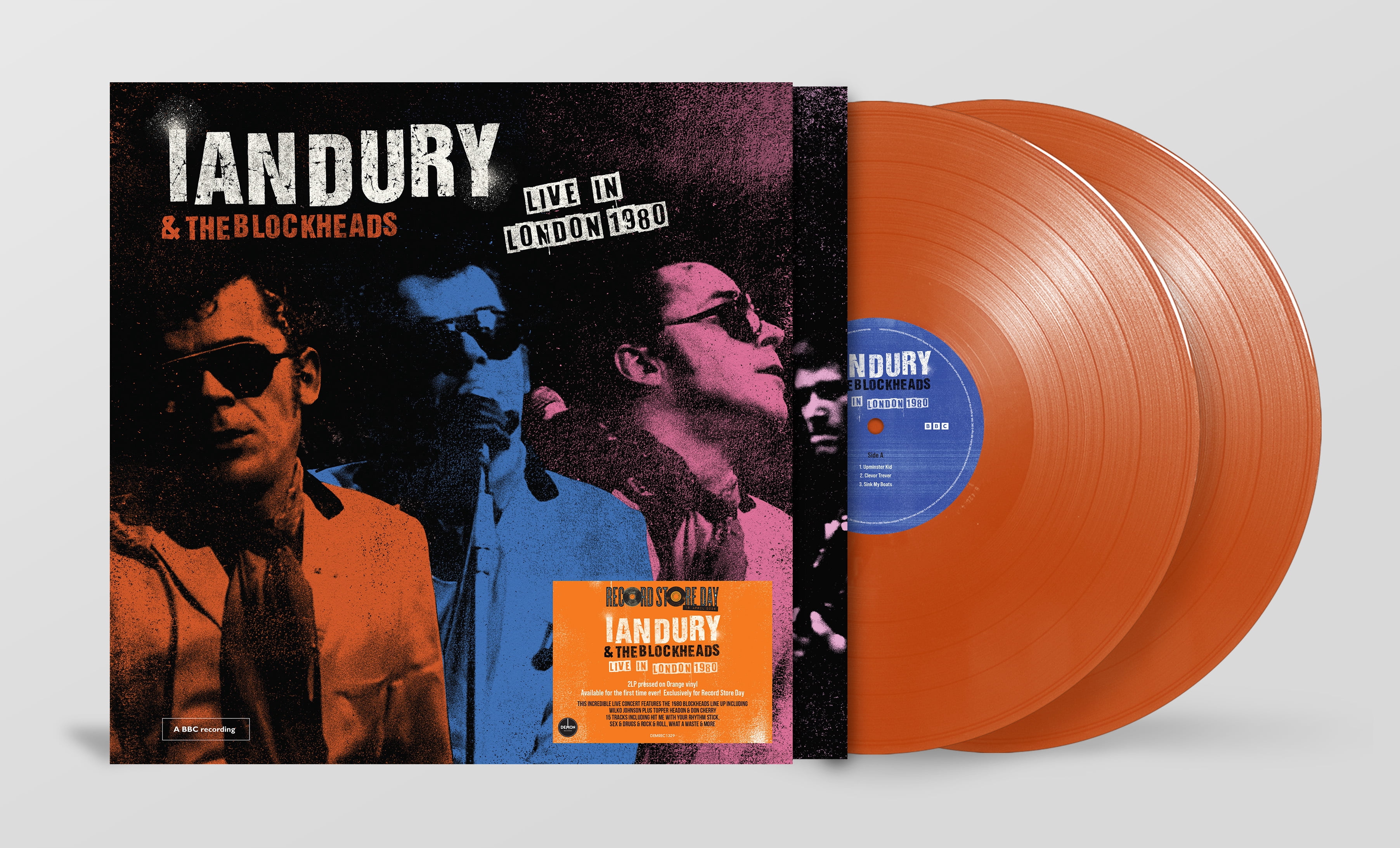 Ian Dury & the Blockheads - Live In London 1980 - Limited RSD 2026 Orange Colored Vinyl - Music & Performance