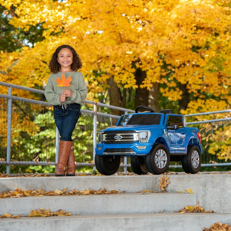 Ford F-150 6-Volt Ride-On Truck for Kids, Lightning Blue by Huffy