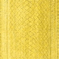 thumbnail image 1 of Ahgly Company Machine Washable Indoor Square Solid Yellow Modern Area Rugs, 4' Square, 1 of 4