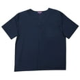 thumbnail image 2 of Tropi Mens Scrub Sets - Four Pocket Medical Scrubs Uniform (V-Neck with Cargo Pant) (Navy, 3X-Large), 2 of 3