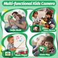 thumbnail image 3 of Cámara Goopow para niños de 3 a 8 años con tarjeta SD de 32 GB, 12 MP, 1080p HD, 3 of 7