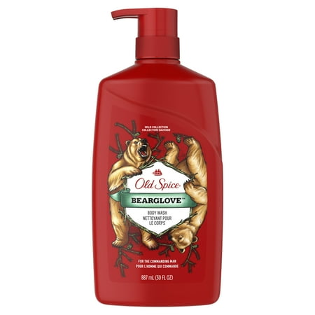 - Old Spice Wild Bearglove Scent Body Wash for Men 30 Oz.