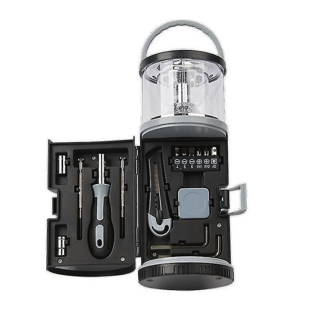Linterna LED para acampar YONGSHENG con kit de herramientas multiusos