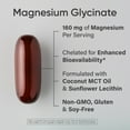 thumbnail image 2 of Sports Research® High Absorption Magnesium Glycinate 160mg Relaxation Muscle Nerve Support (60 Liquid Softgels), 2 of 7